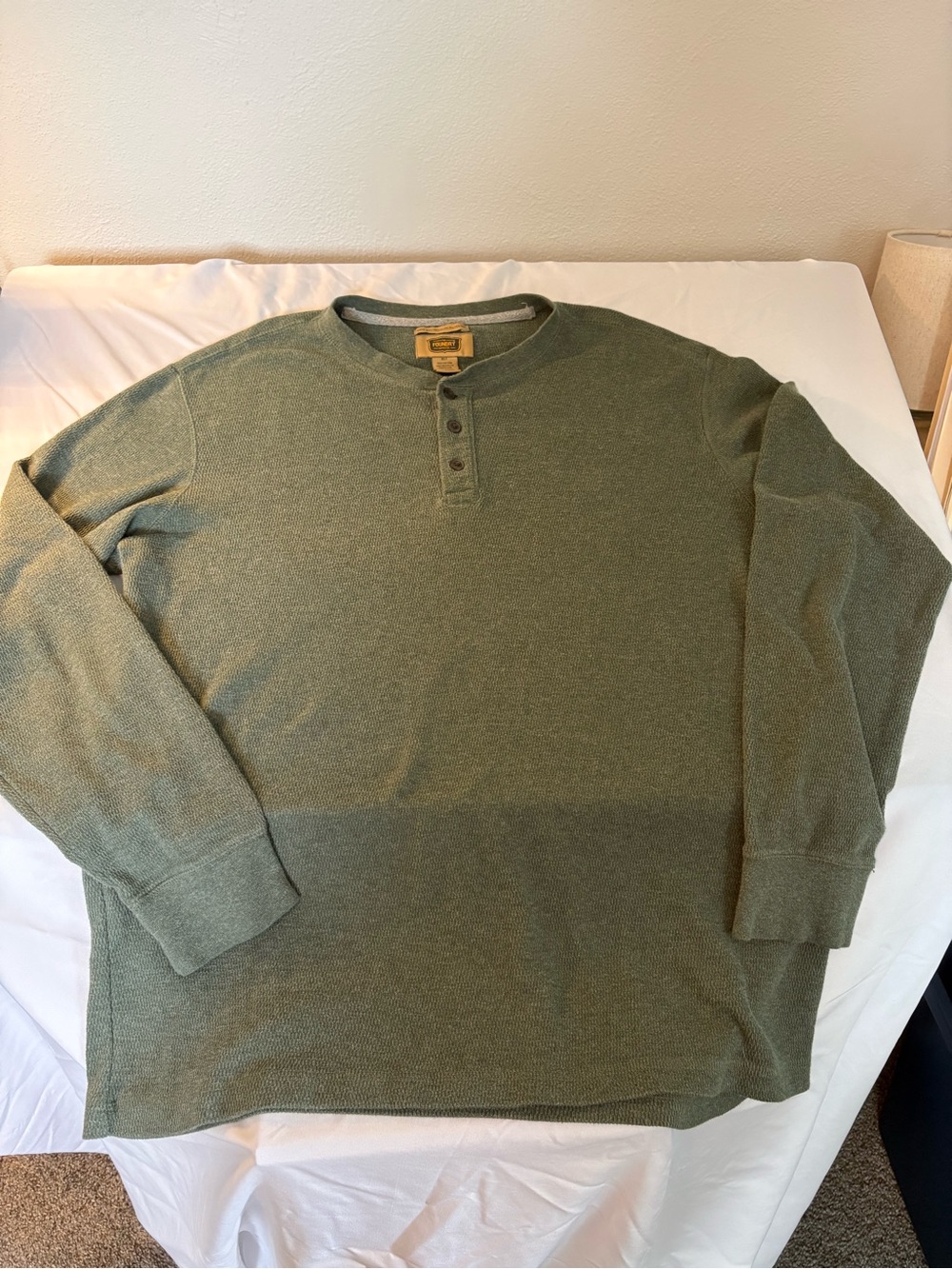 The Foundry Supply Co. Olive Green Long-Sleeve Henley